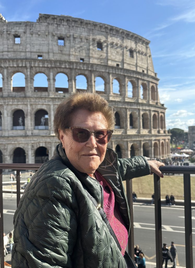 Mari Carmen ha cumplido su sueño de viajar Roma