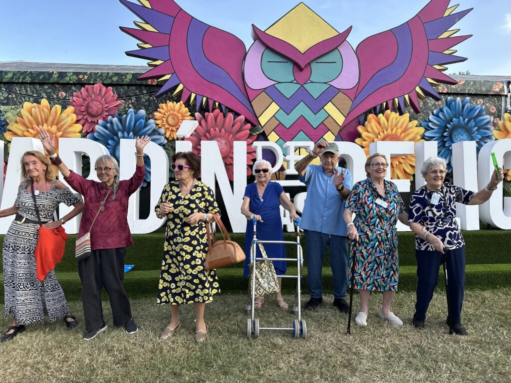 Los mayores viven su primer festival de música