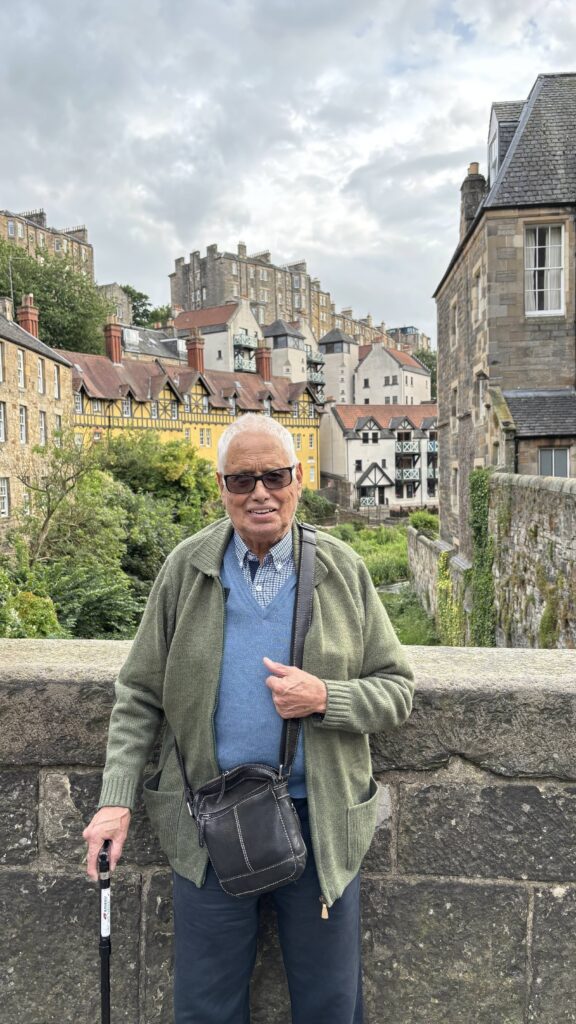 Juanjo cumple su sueño de ir a Edimburgo