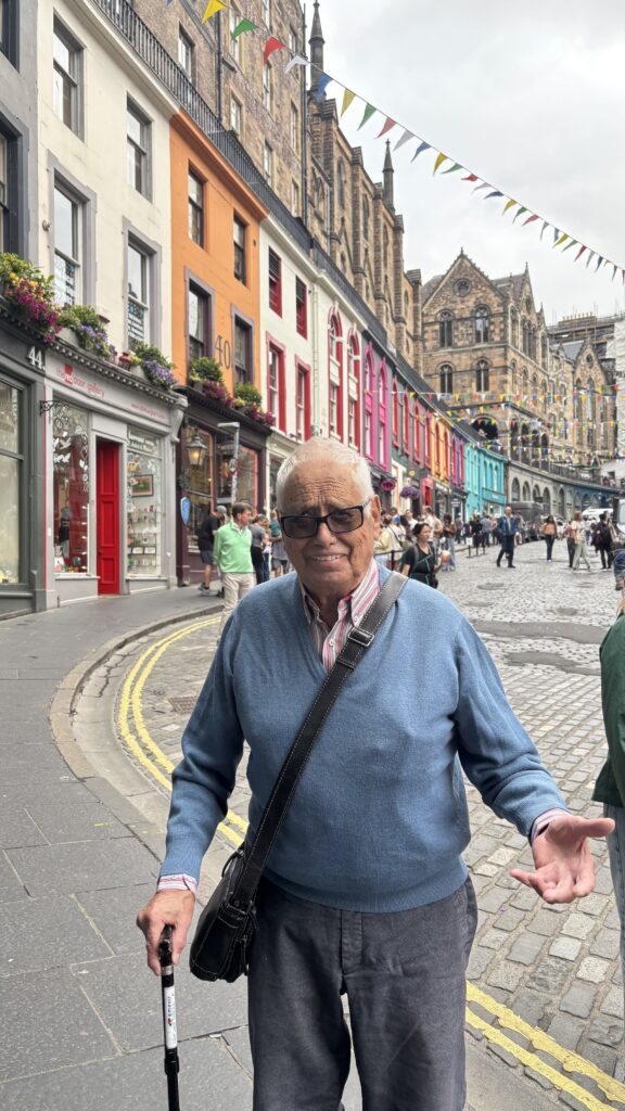 Juanjo cumple su sueño de ir a Edimburgo