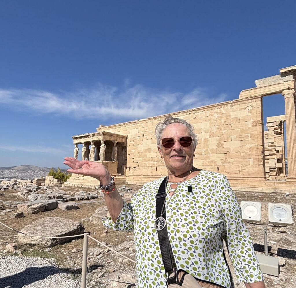 Pilar cumple su sueño de ir a Atenas