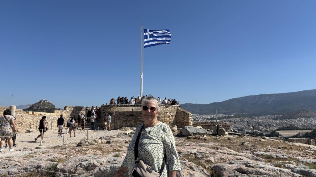 Pilar cumple su sueño de ir a Atenas
